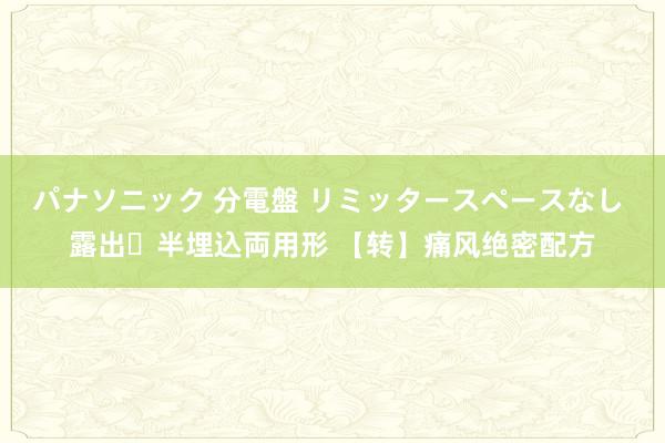 パナソニック 分電盤 リミッタースペースなし 露出・半埋込両用形 【转】痛风绝密配方