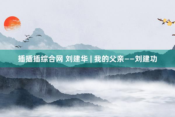 插插插综合网 刘建华 | 我的父亲——刘建功