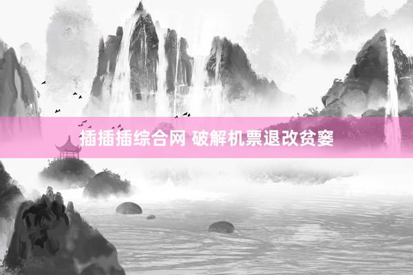 插插插综合网 破解机票退改贫窭