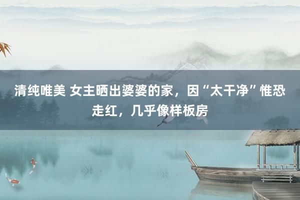 清纯唯美 女主晒出婆婆的家，因“太干净”惟恐走红，几乎像样板房