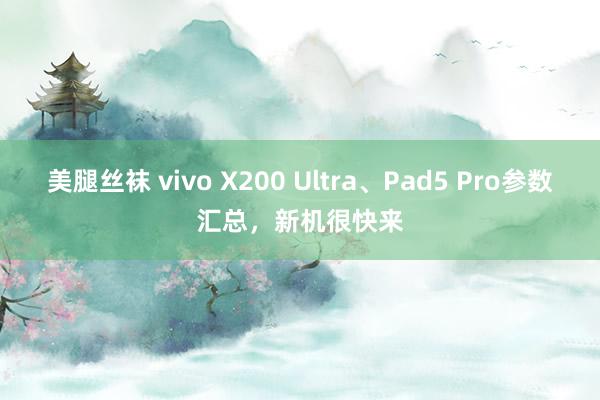 美腿丝袜 vivo X200 Ultra、Pad5 Pro参数汇总，新机很快来