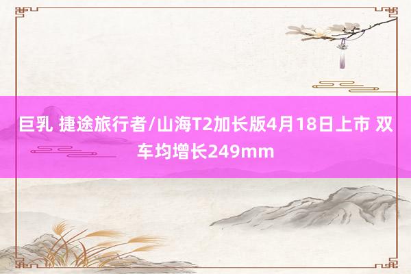巨乳 捷途旅行者/山海T2加长版4月18日上市 双车均增长249mm