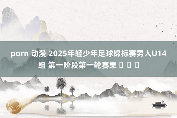 porn 动漫 2025年轻少年足球锦标赛男人U14组 第一阶段第一轮赛果 ​​​
