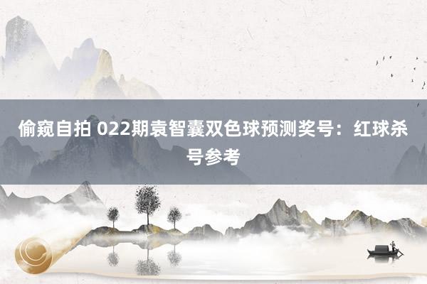 偷窥自拍 022期袁智囊双色球预测奖号：红球杀号参考